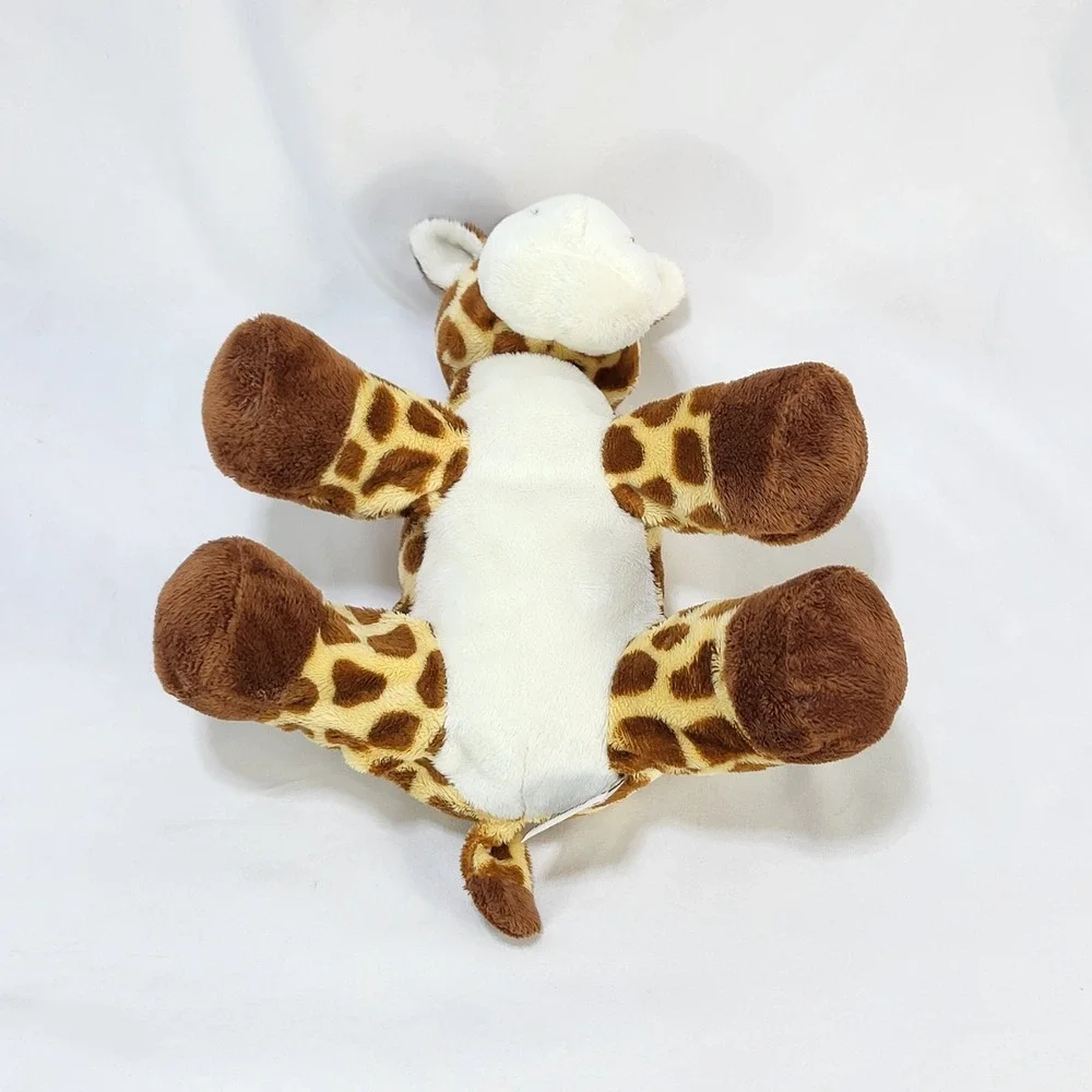 Ty Tiptop Giraffe Pluffies Plush Stuffed Animal Lovey Brown Spotted 2010 Tylux